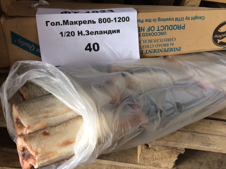 Тунец замороженный в упаковке
